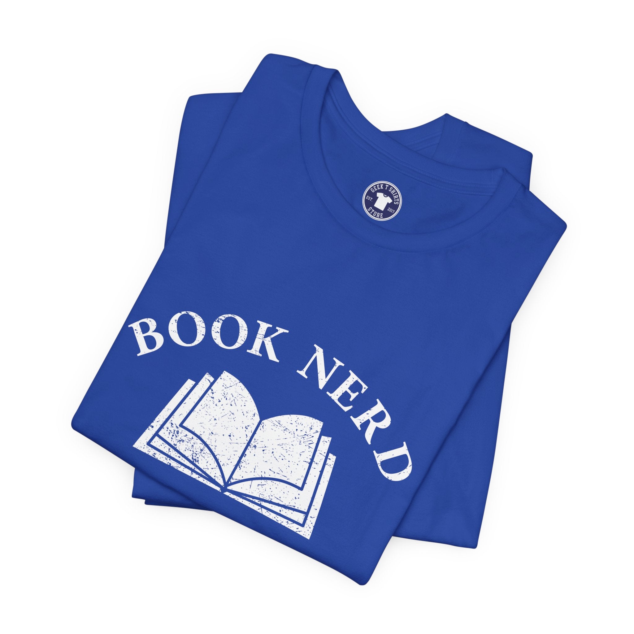 Book Nerd - Premium Unisex Crewneck T-Shirt