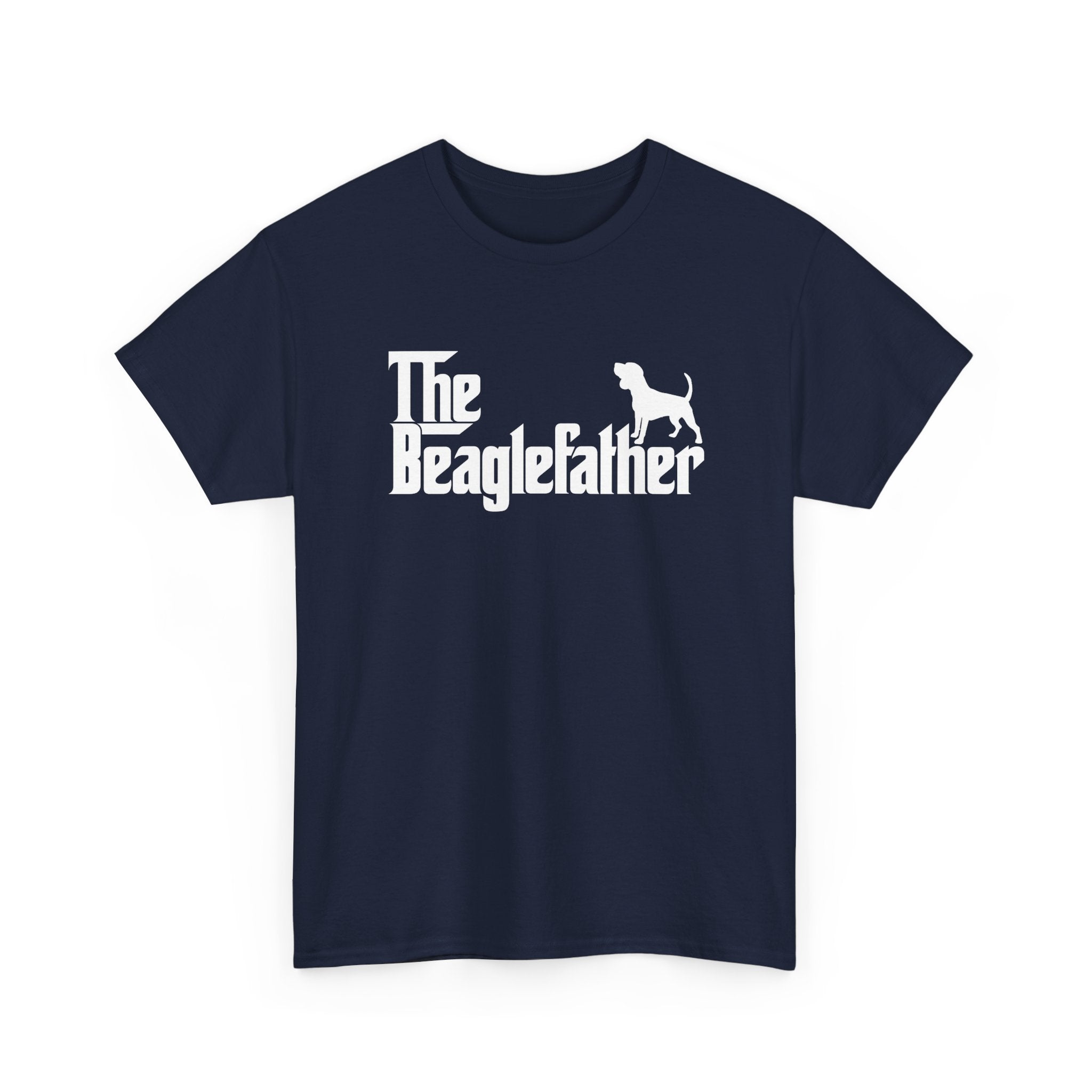Funny Beagle Shirt The Beaglefather Beagle Dog Dad Gift - Unisex Regular Crewneck T-Shirt