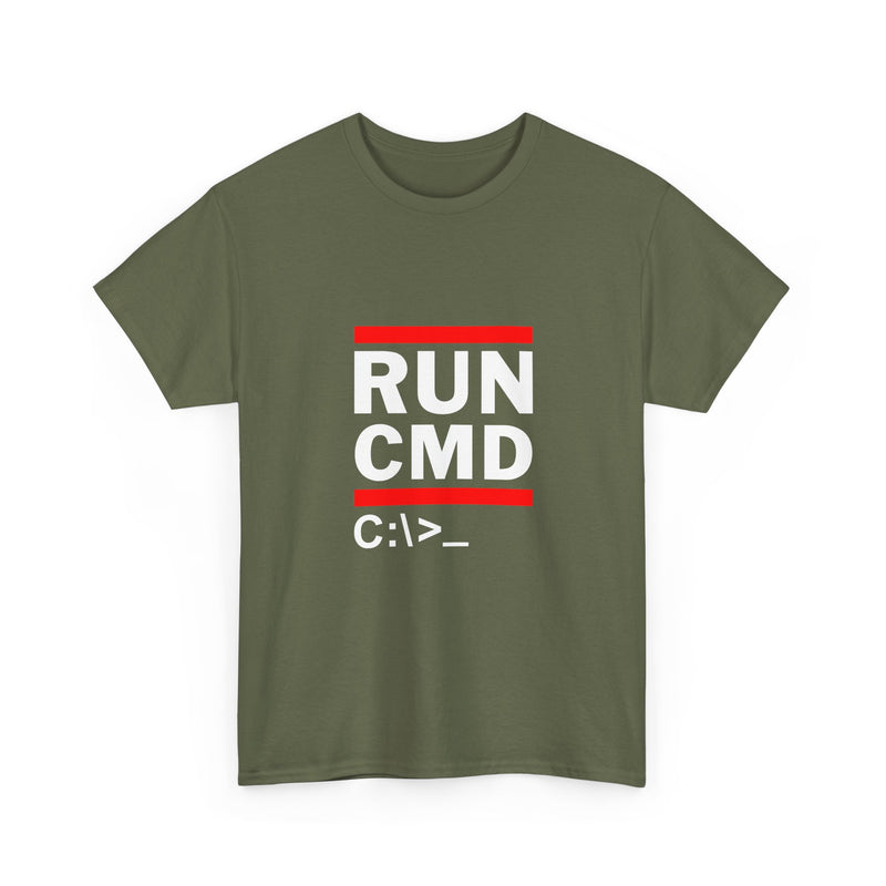 Run CMD T-Shirt, Geek T-Shirt, Nerd Shirt, Tech Humor Tee, Programmer Gift, Coding Tee, IT Humor Shirt, Funny Computer Shirt