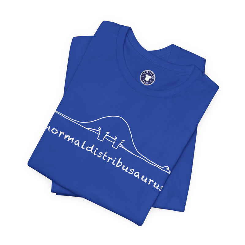 Math Statistics - Normaldistribusaurus - Premium Unisex Crewneck T-Shirt