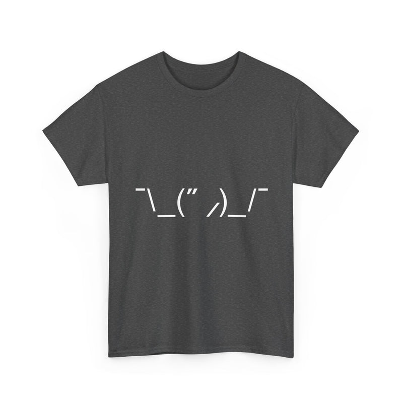 T-Shirt with Quirky ASCII Art Face, Geek T-Shirt, Nerd Shirt, Minimalist Emoticon Tee, Fun Text Art Gift, Casual Statement Shirt