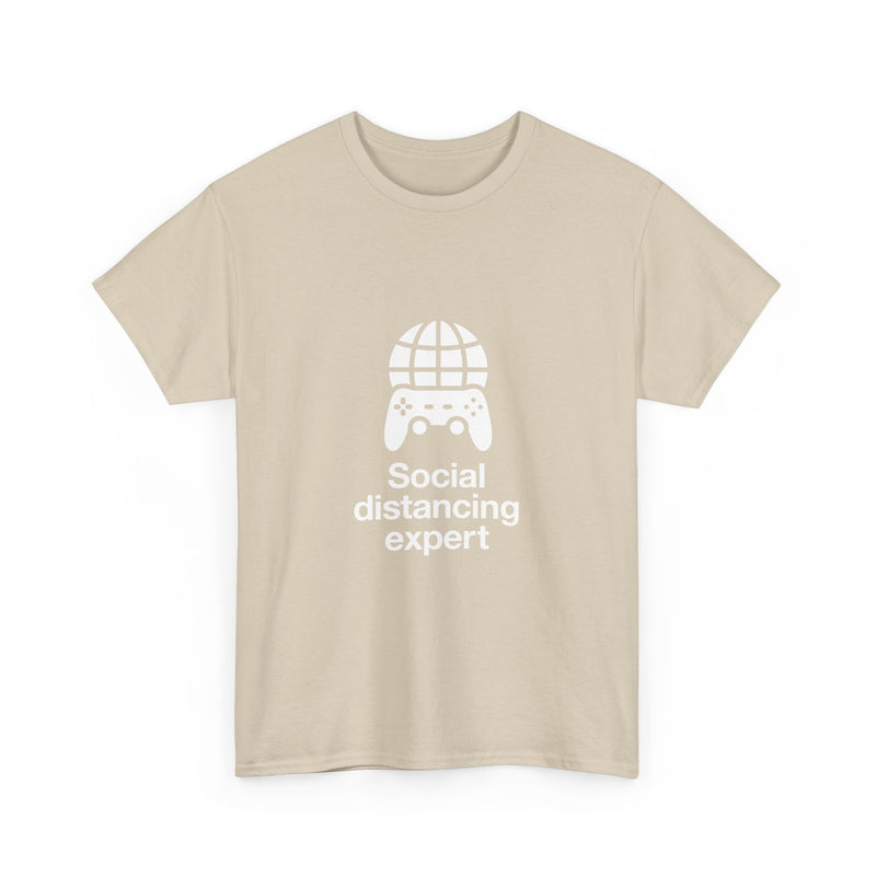Social Distancing Expert T-Shirt, Gamer Tee, Video Game Controller Shirt, Geek T-Shirt, Nerd Shirt, Social Gamer Gift, Online Gaming Apparel
