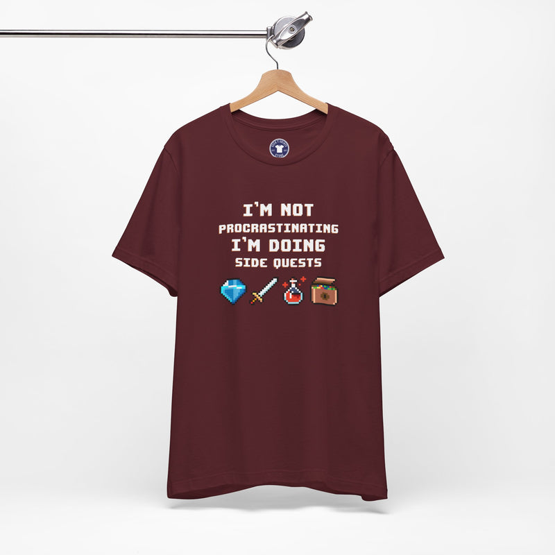 I'm Not Procrastinating I'm Doing Side Quests - Premium Unisex Crewneck T-Shirt