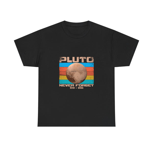 Pluto Never Forget T-Shirt, Retro Vintage Planet Tee, Space Lover Gift, Geek T-Shirt, Nerd Shirt, Astronomy Art Shirt, Solar System Top