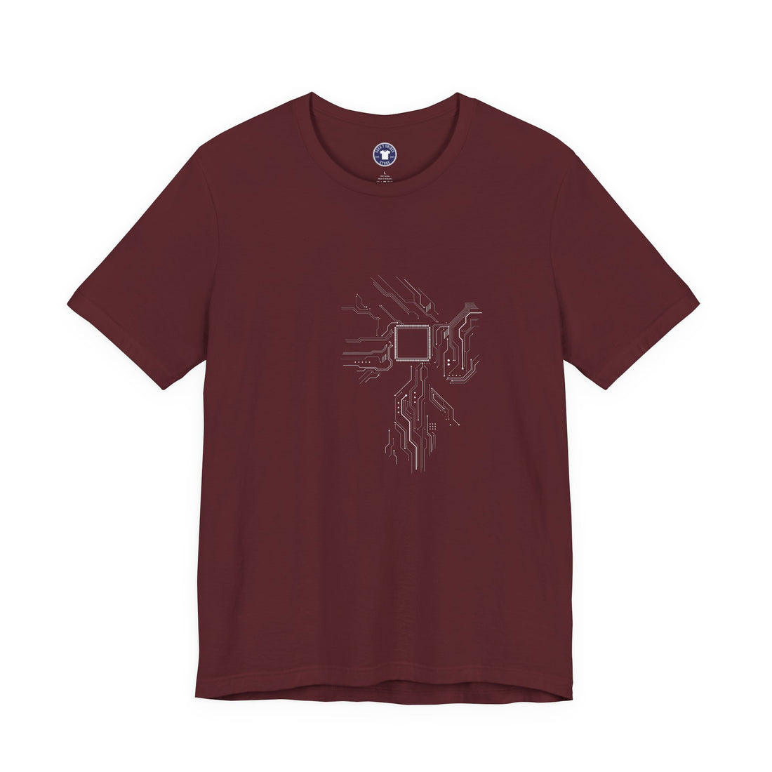 Cpu Heart Chipset Board - Geek Coding T-Shirt - Premium Unisex Crewneck T-Shirt