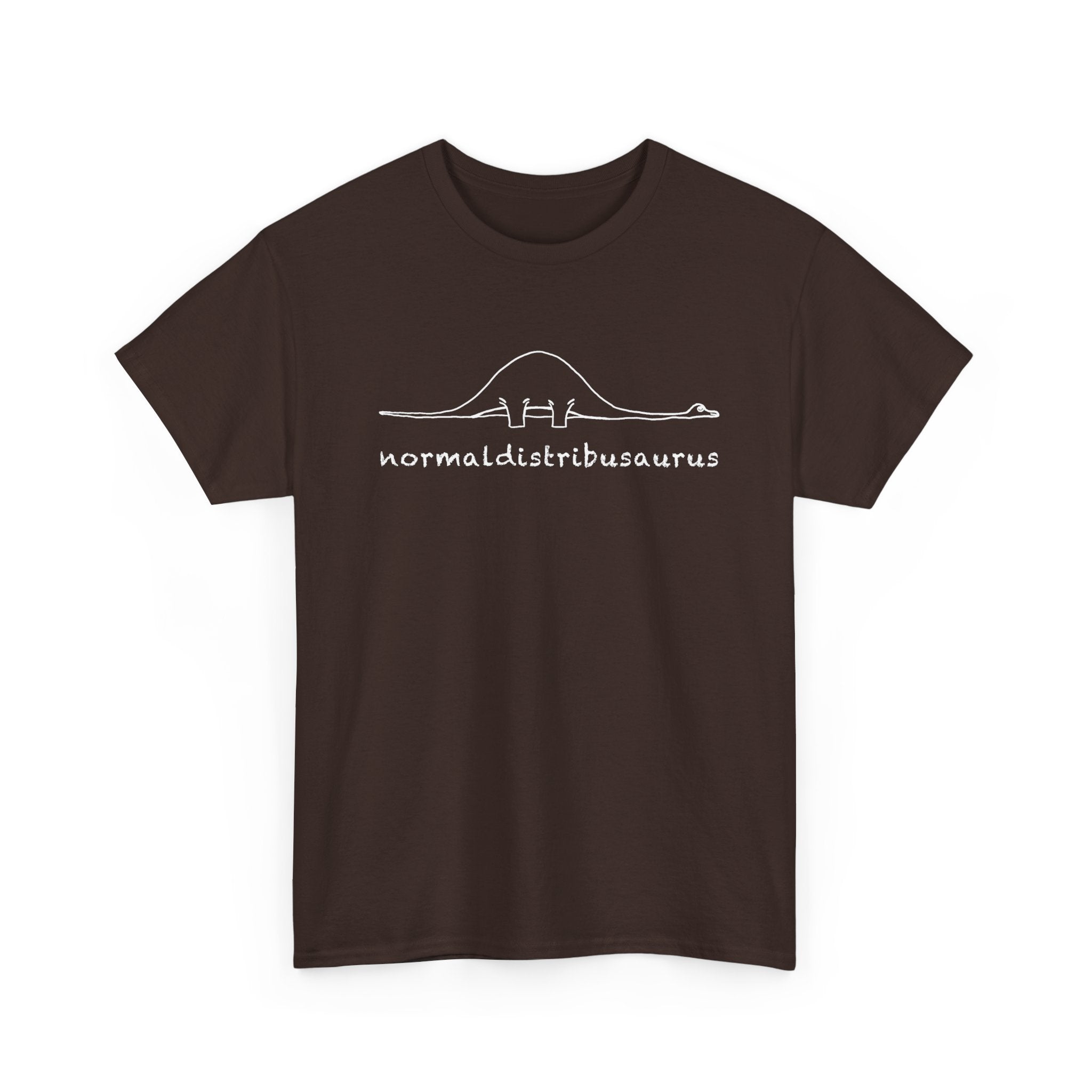 Math Statistics - Normaldistribusaurus -  Unisex Crewneck T-Shirt