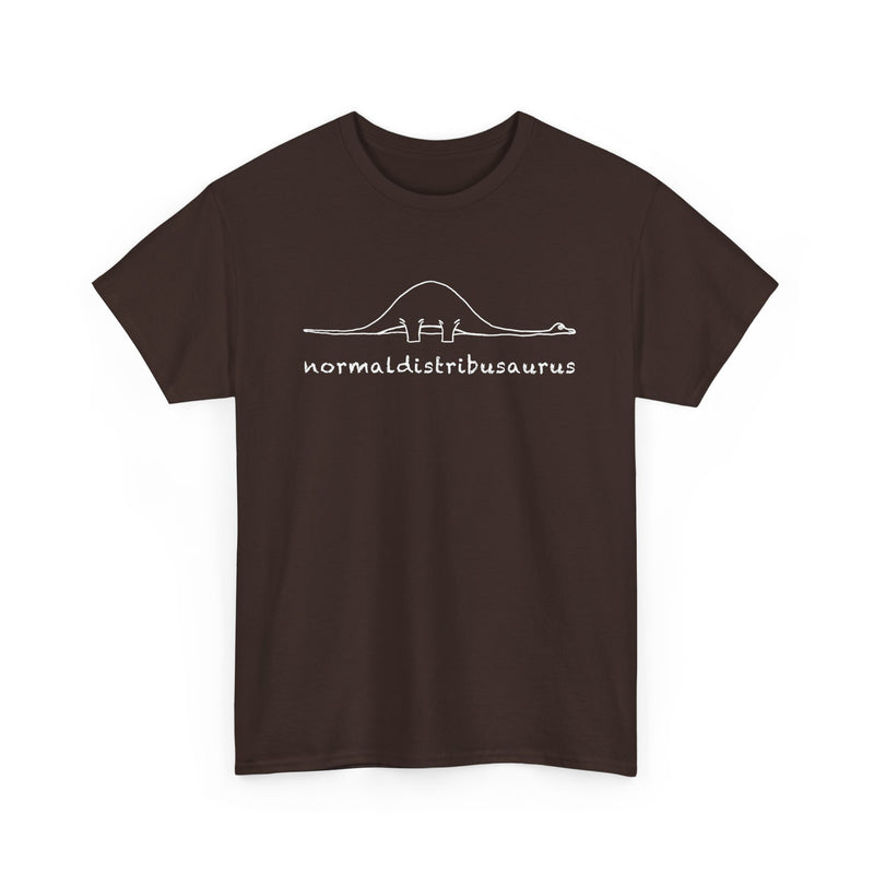 Math Statistics Normal Distribution Dinosaur - Normaldistribusaurus - Regular Unisex Crewneck T-Shirt