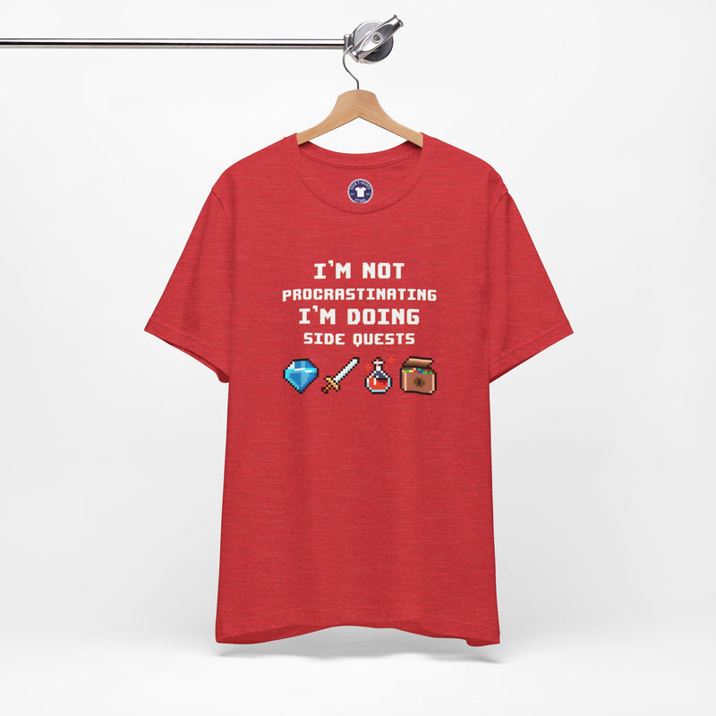 I'm Not Procrastinating I'm Doing Side Quests - Premium Unisex Crewneck T-Shirt