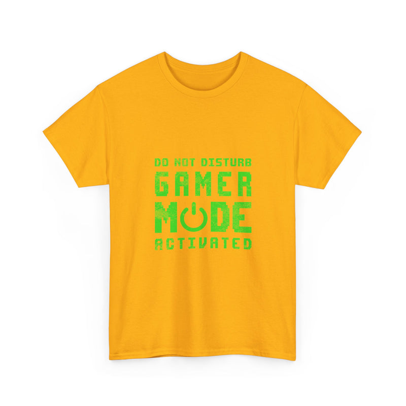 Gamer Mode Activated T-Shirt, Do Not Disturb Tee, Geek T-Shirt, Nerd Shirt, Video Game Lover Gift, Retro Style, Power Symbol Design