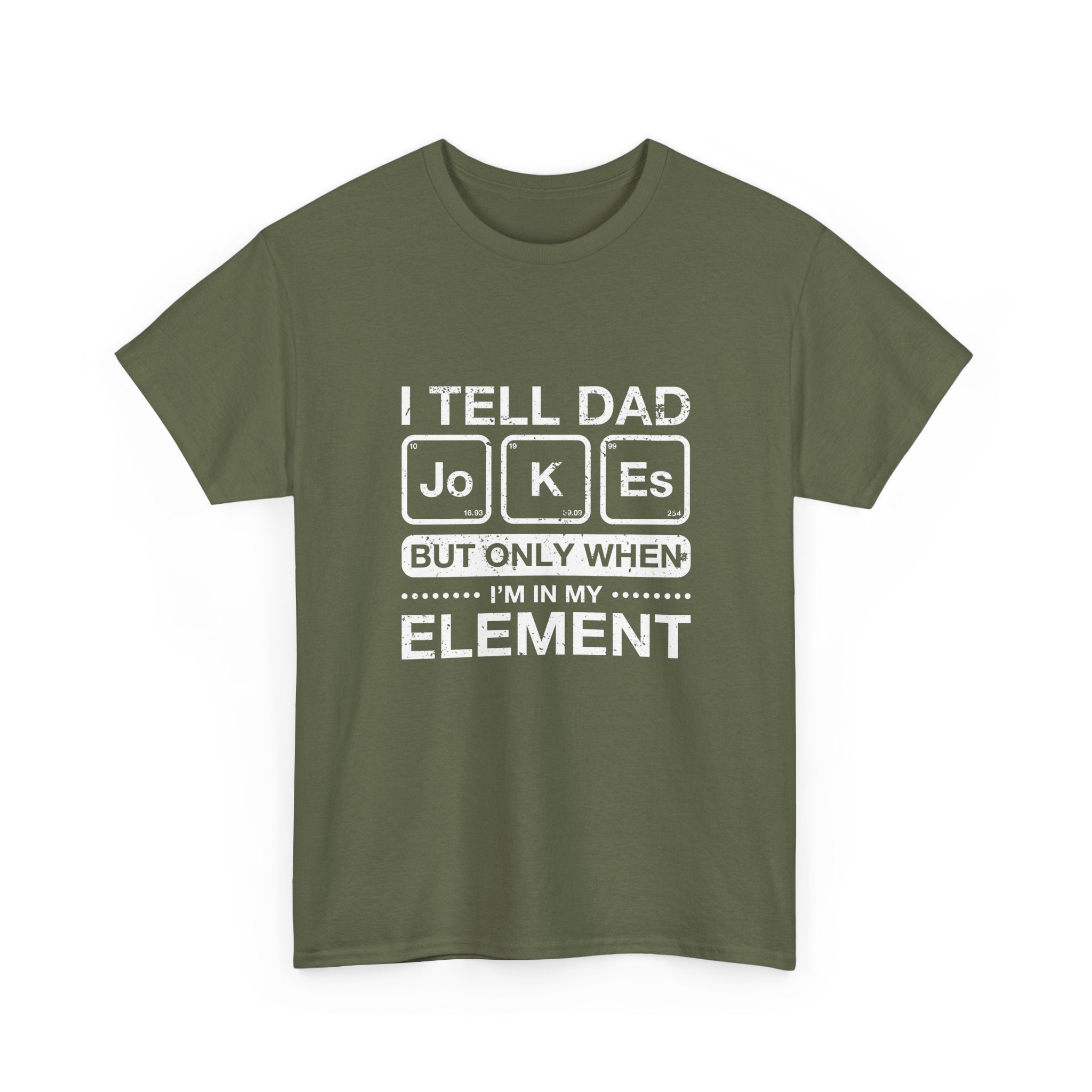 I Tell Dad Jokes - But Only When I'm In My Element - Regular Unisex Crewneck T-Shirt