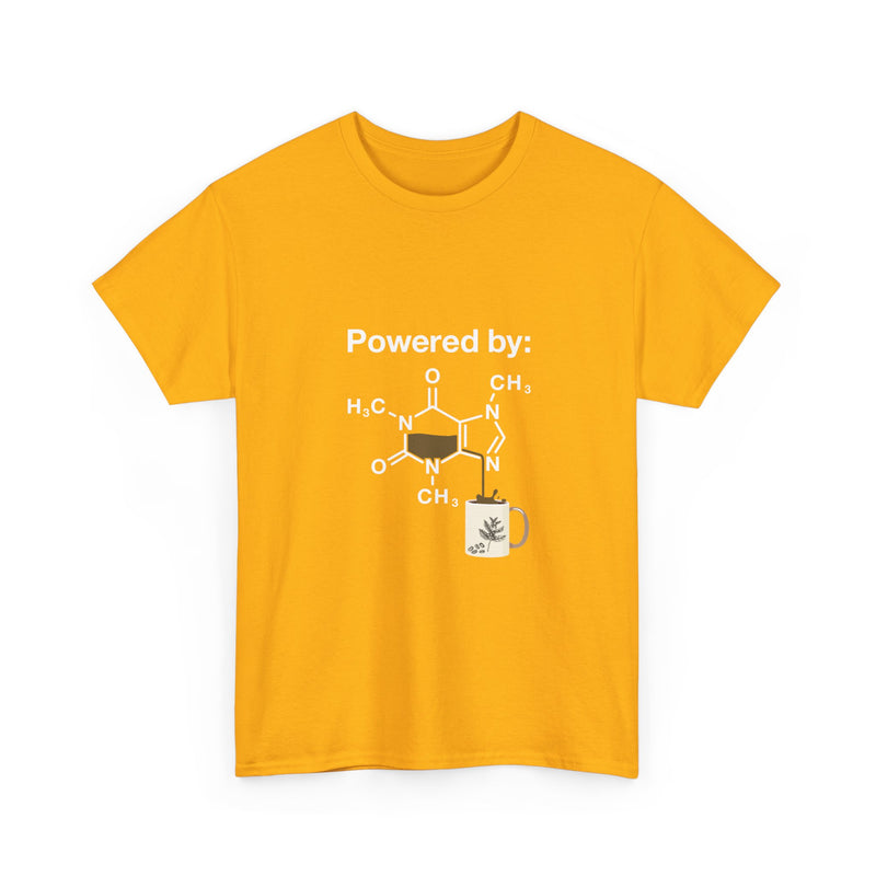 Caffeine Molecule T-Shirt, Coffee Science Tee, Geek T-Shirt, Nerd Shirt, Chemistry Humor Gift, Coffee Lover Present, Science Art Apparel