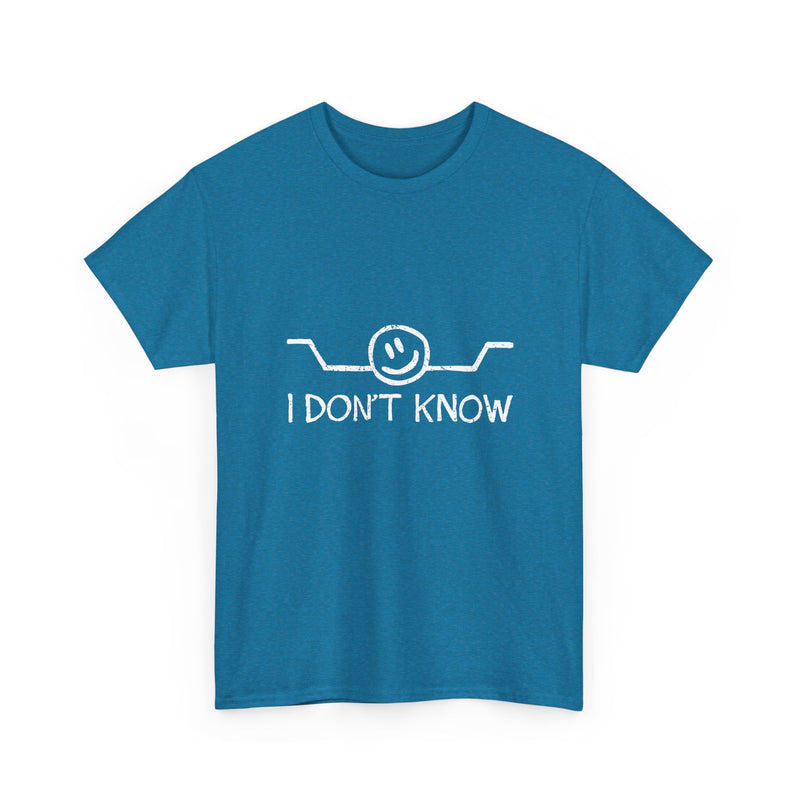 I Don’t Know T-Shirt, Funny Geek T-Shirt, Nerd Shirt, Sarcastic Humor Tee, Casual Graphic Top, Quirky Gift Idea, Minimalist Design Tee