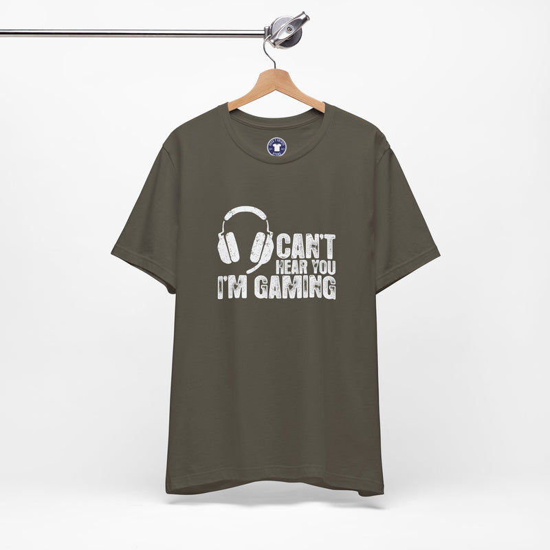 Can't Hear You I'm Gaming - Premium Unisex Crewneck T-Shirt