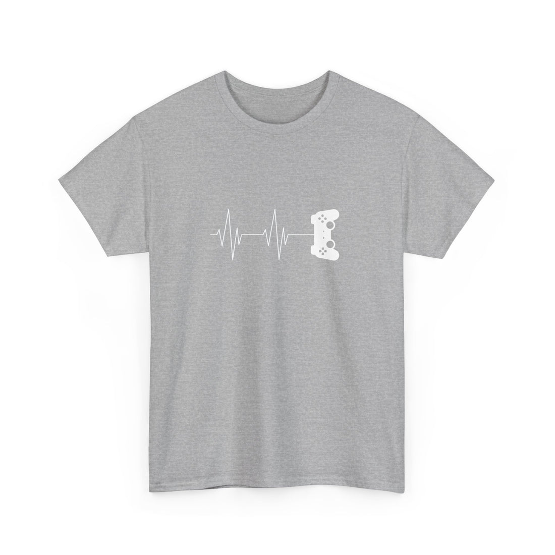 Heartbeat Video Game Controller T-Shirt, Gamer Shirt, Geek T-Shirt, Nerd Shirt, Video Game Lover Gift, Gaming Pulse Tee, Fun Gamer Apparel