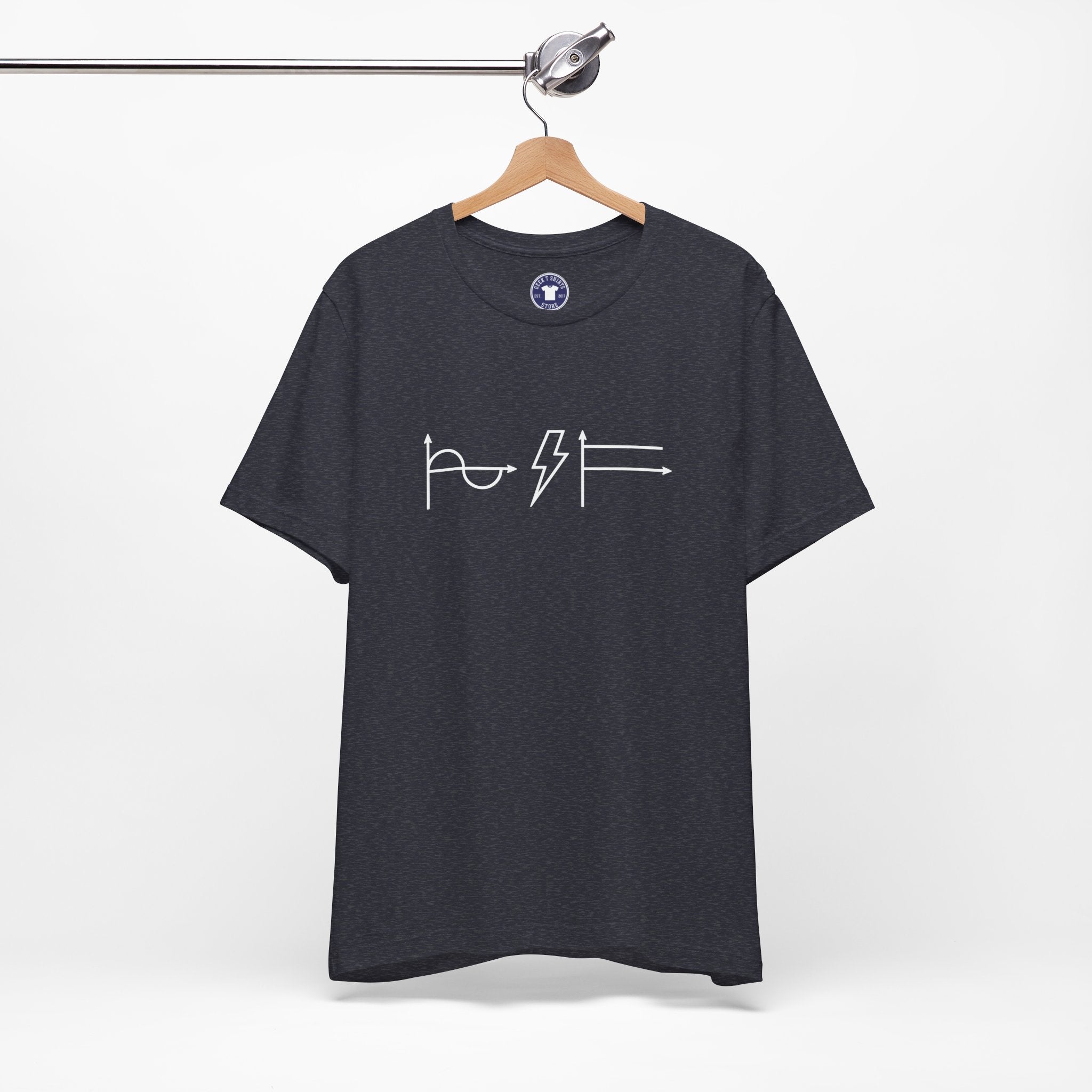 A-C D-C Electrical Engineer Joke - Premium Unisex Crewneck T-Shirt