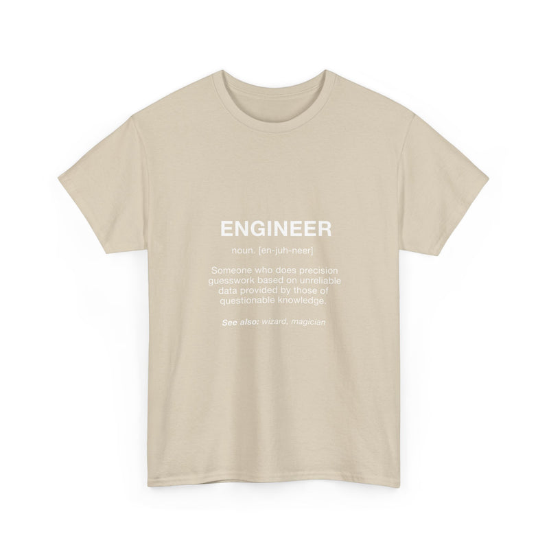 Engineer Definition T-Shirt, Funny Geek T-Shirt, Nerd Shirt, Precision Humor Tee, Science Gift, Engineer Pun Shirt, Engineering Humor Tee