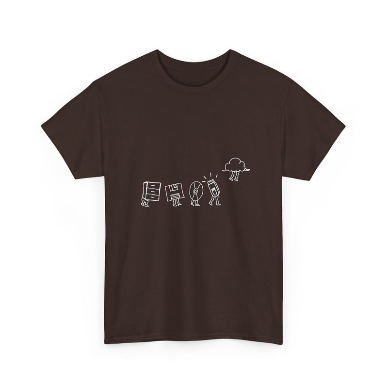 Retro Tech Evolution T-Shirt, Geek T-Shirt, Nerd Shirt, Vintage Computer Art Tee, Tech History Gift, Fun Science Shirt, Digital Age Top