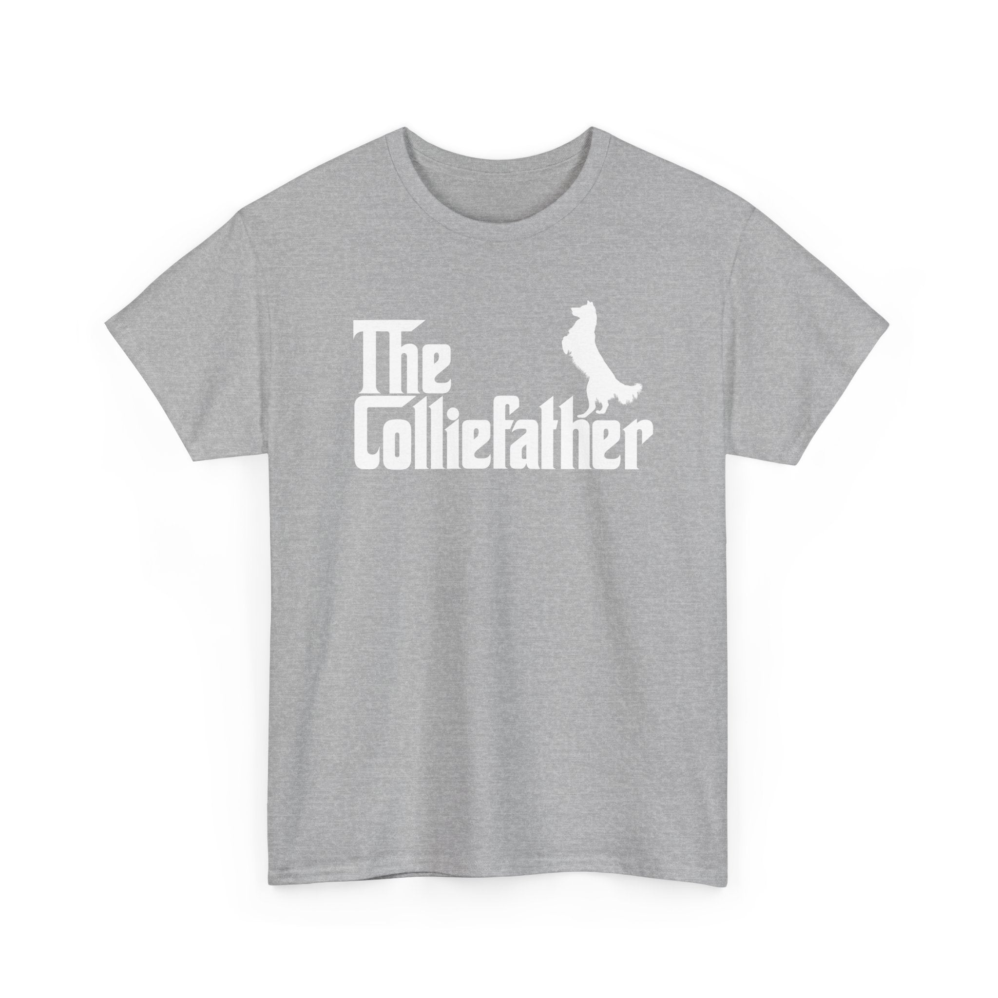 Funny Border Collie Shirt The Colliefather Border Collie Dad Gift - Unisex Regular Crewneck T-Shirt