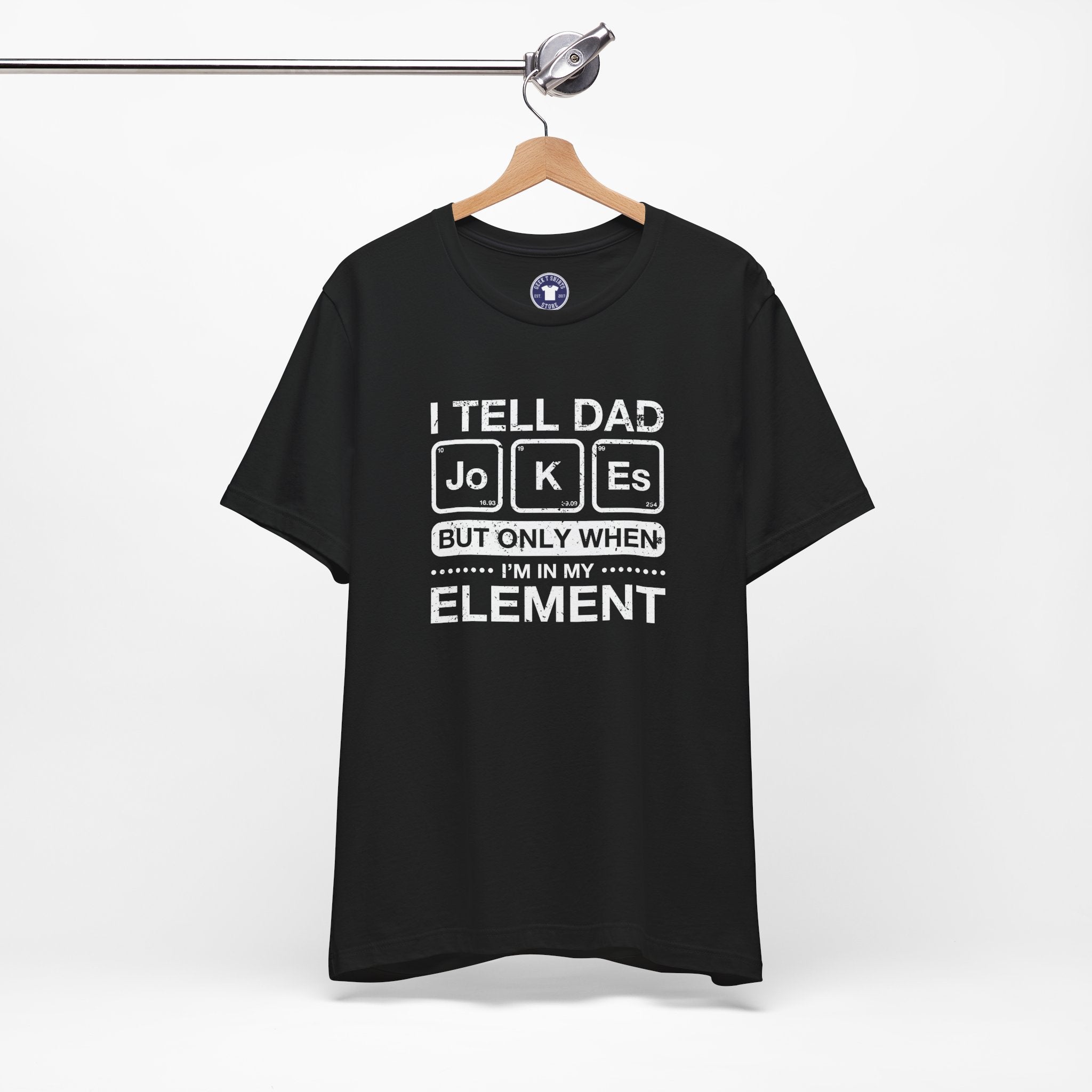 I Tell Dad Jokes - But Only When I'm In My Element - Premium Unisex Crewneck T-Shirt