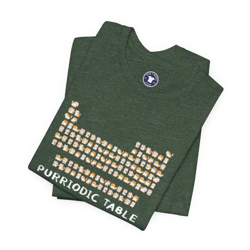 Purriodic Table - Premium Unisex Crewneck T-Shirt