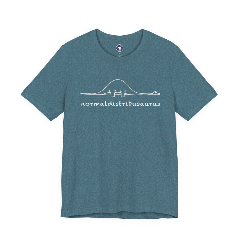 Math Statistics - Normaldistribusaurus - Premium Unisex Crewneck T-Shirt