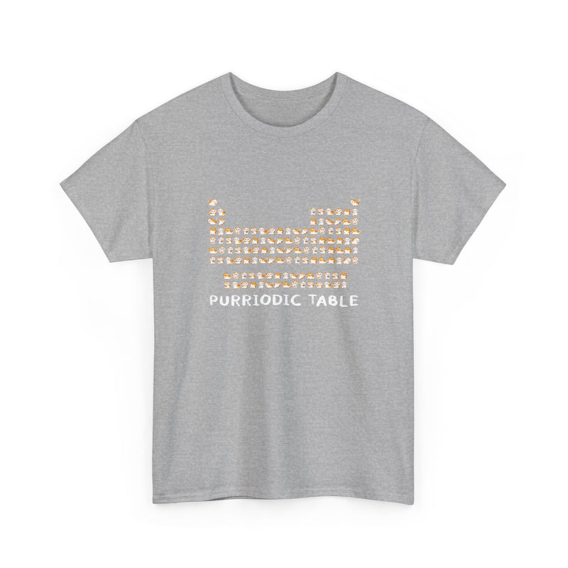 Purriodic Table - Regular Unisex Crewneck T-Shirt