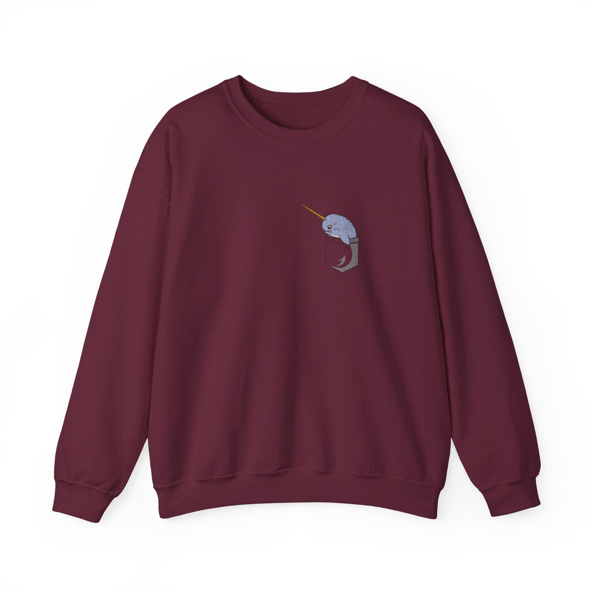 Narwhal Pocket Print Sweatshirt