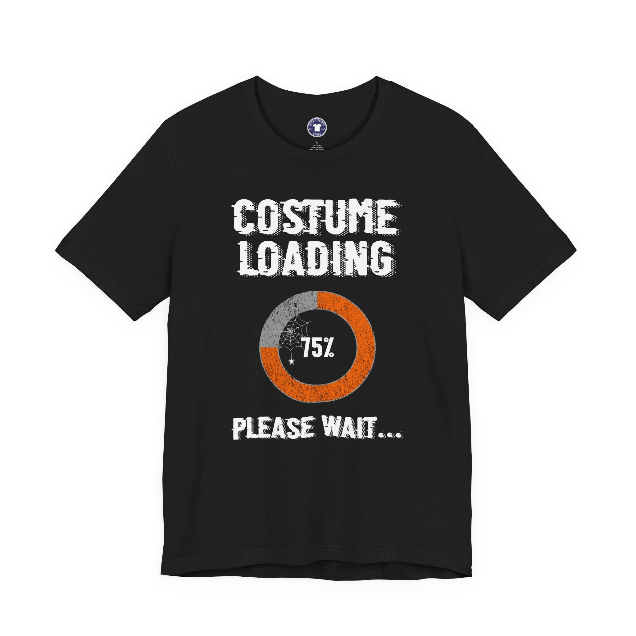 Costume Loading Funny Halloween - Premium Unisex Crewneck T-Shirt