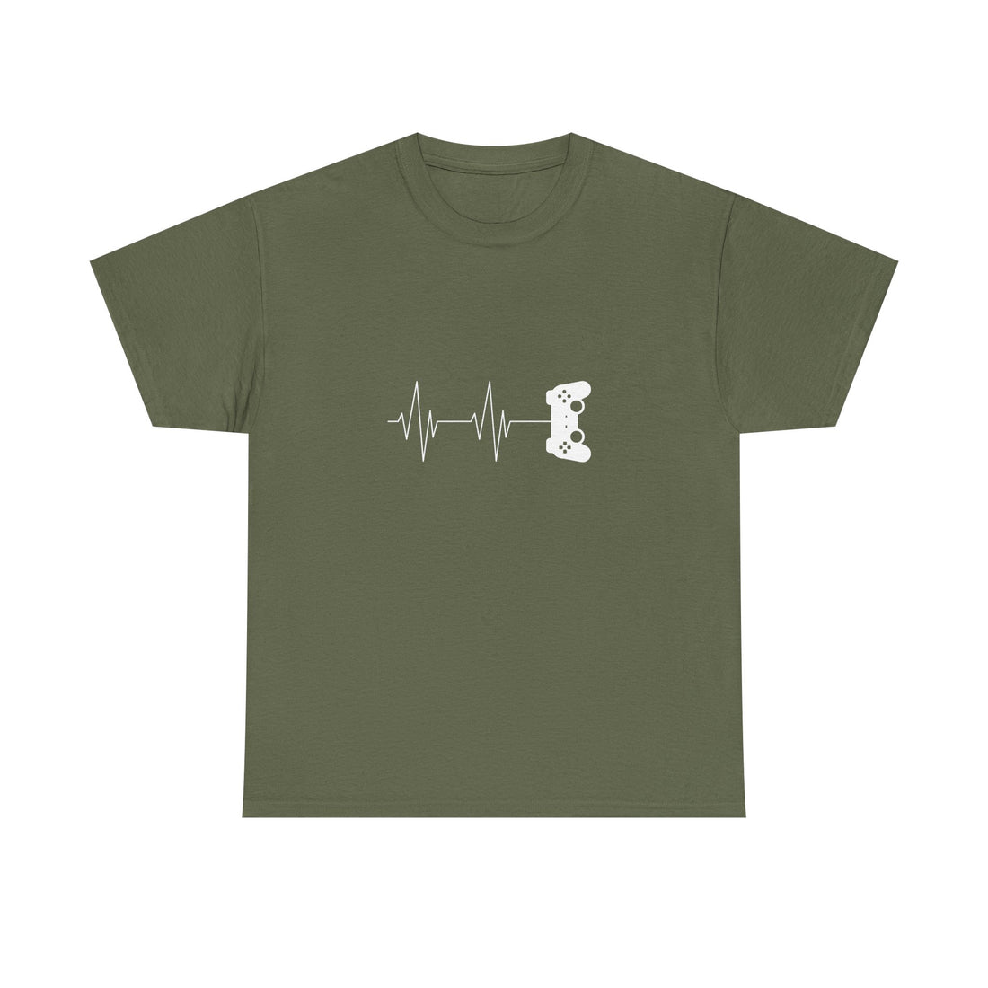 Heartbeat Video Game Controller T-Shirt, Gamer Shirt, Geek T-Shirt, Nerd Shirt, Video Game Lover Gift, Gaming Pulse Tee, Fun Gamer Apparel