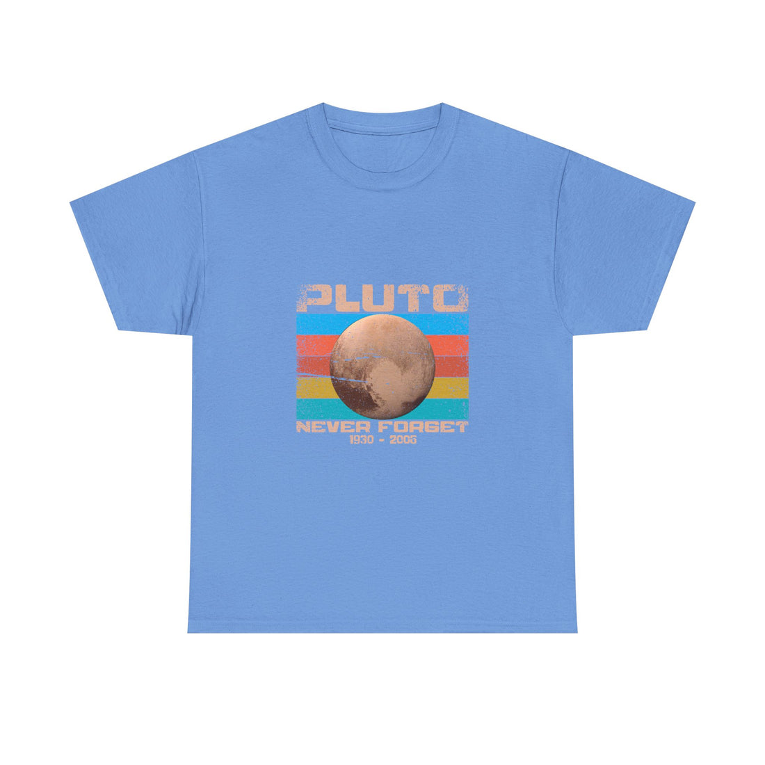 Pluto Never Forget T-Shirt, Retro Vintage Planet Tee, Space Lover Gift, Geek T-Shirt, Nerd Shirt, Astronomy Art Shirt, Solar System Top