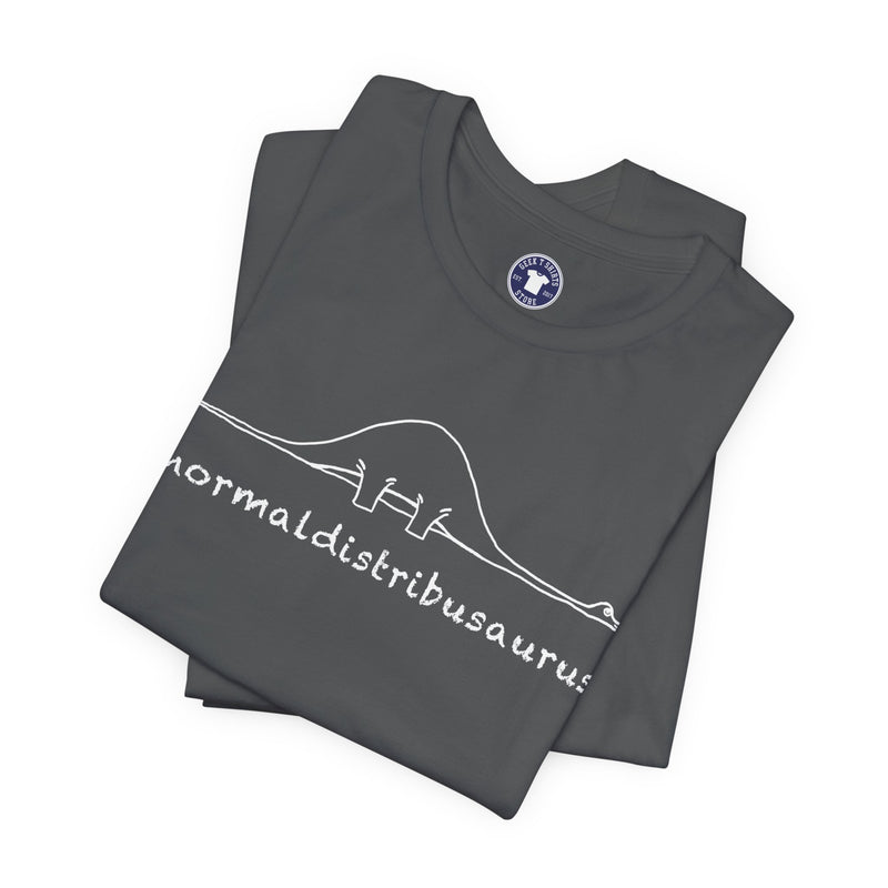 Math Statistics - Normaldistribusaurus - Premium Unisex Crewneck T-Shirt