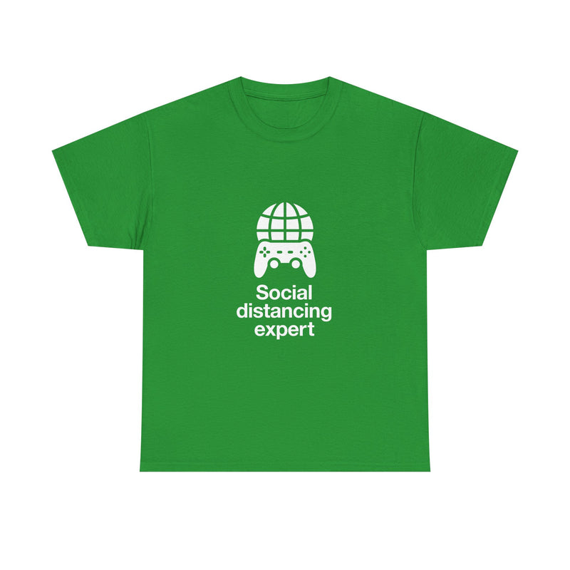 Social Distancing Expert T-Shirt, Gamer Tee, Video Game Controller Shirt, Geek T-Shirt, Nerd Shirt, Social Gamer Gift, Online Gaming Apparel