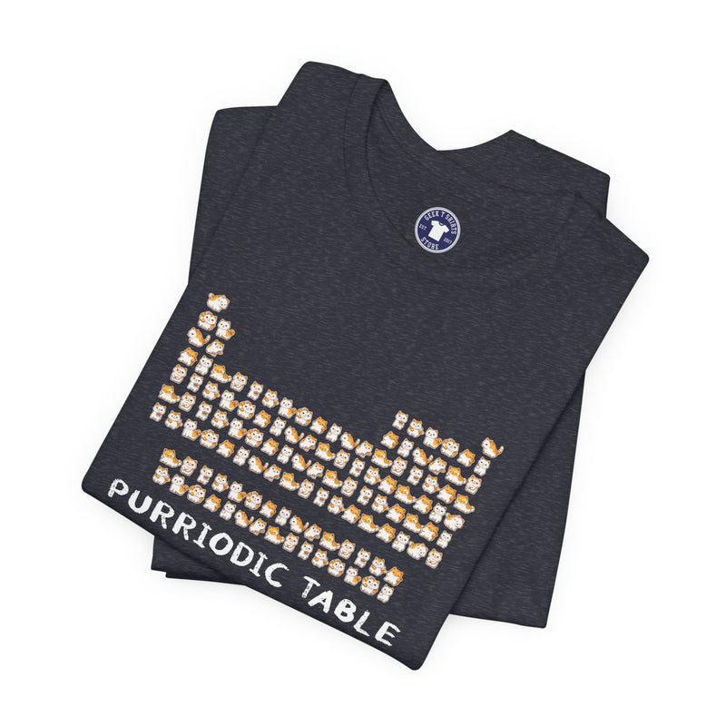 Purriodic Table - Premium Unisex Crewneck T-Shirt