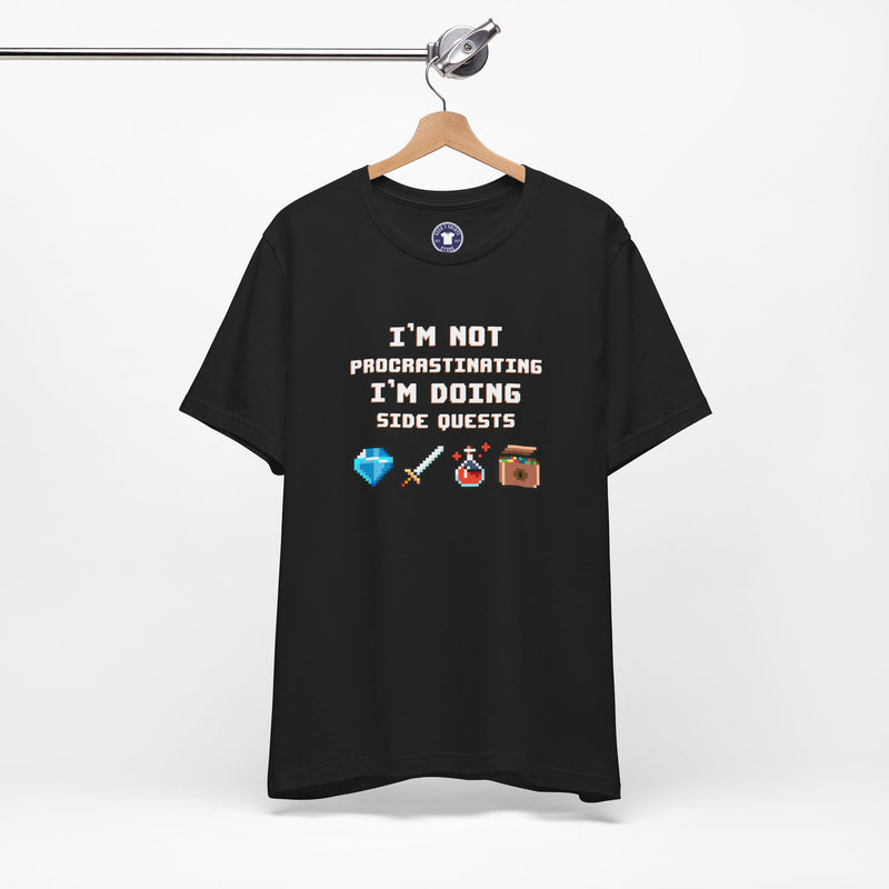 I'm Not Procrastinating I'm Doing Side Quests - Premium Unisex Crewneck T-Shirt