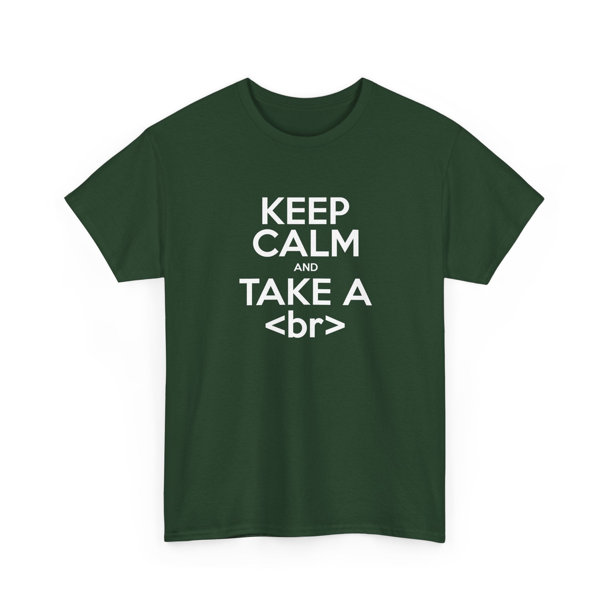 Keep Calm And Take A Break - Computer Shirt -  Unisex Crewneck T-Shirt