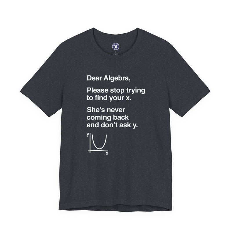 Dear Algebra - Math Teacher - Premium Unisex Crewneck T-Shirt