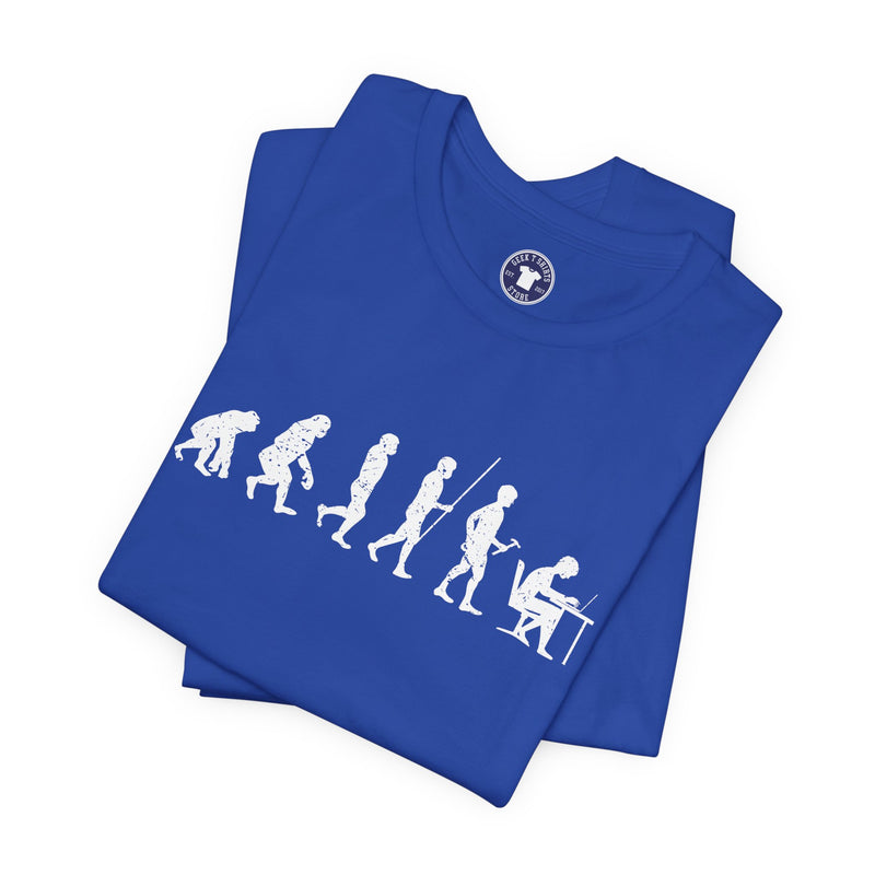 The Evolution To Coders - Premium Unisex Crewneck T-Shirt
