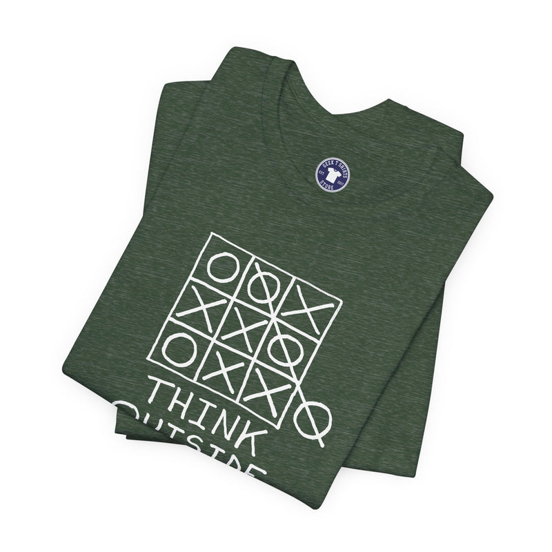 Think Outside The Box - Premium Unisex Crewneck T-Shirt
