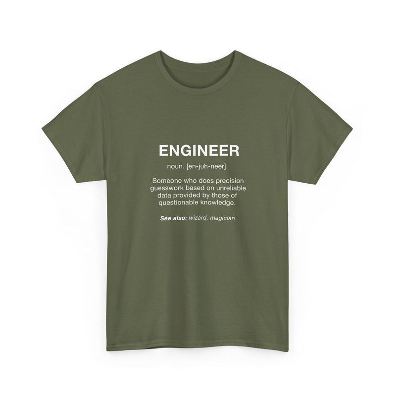 Engineer Noun - Engineering Shirt - Regular Unisex Crewneck T-Shirt