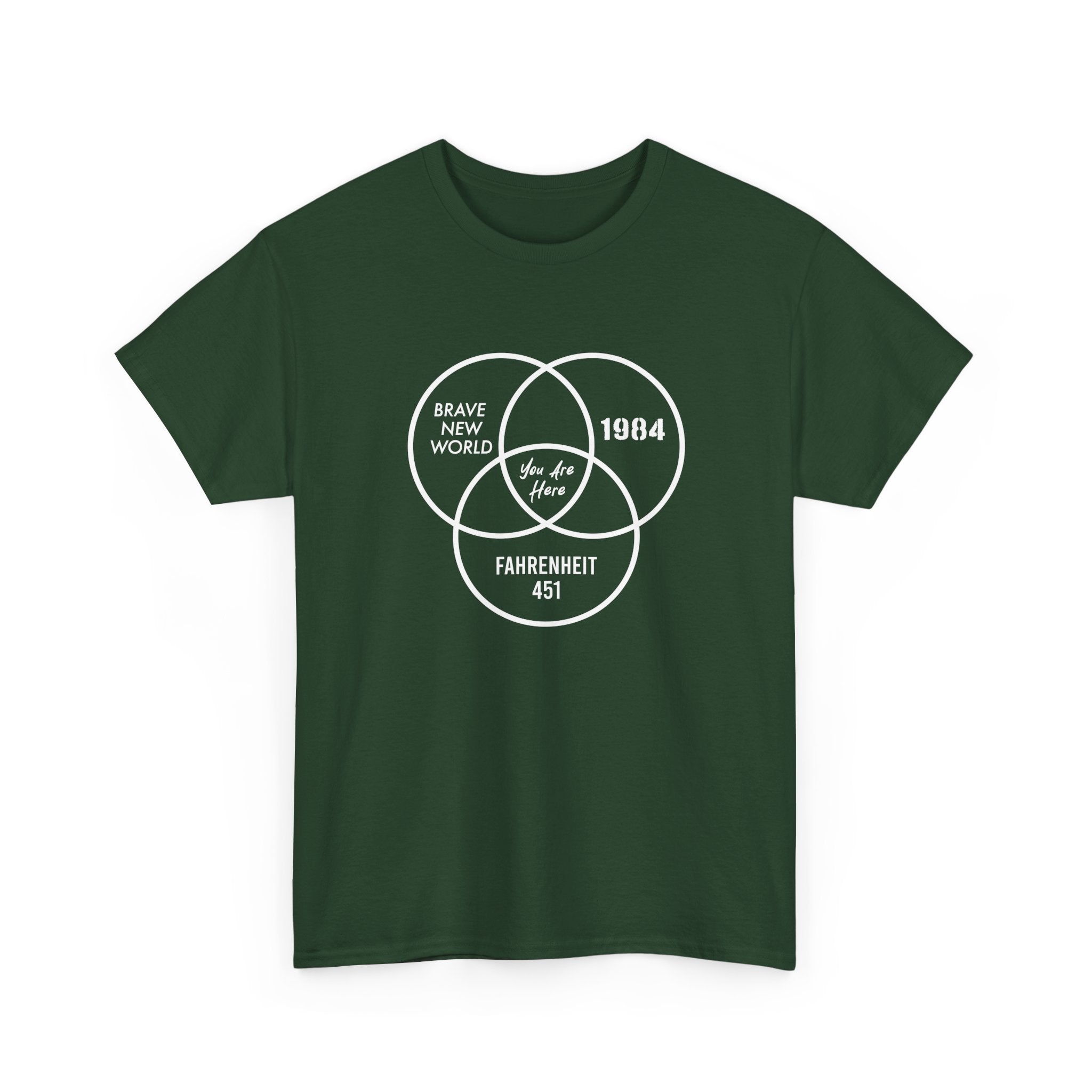 You Are Here - Dystopian Books -  Unisex Crewneck T-Shirt