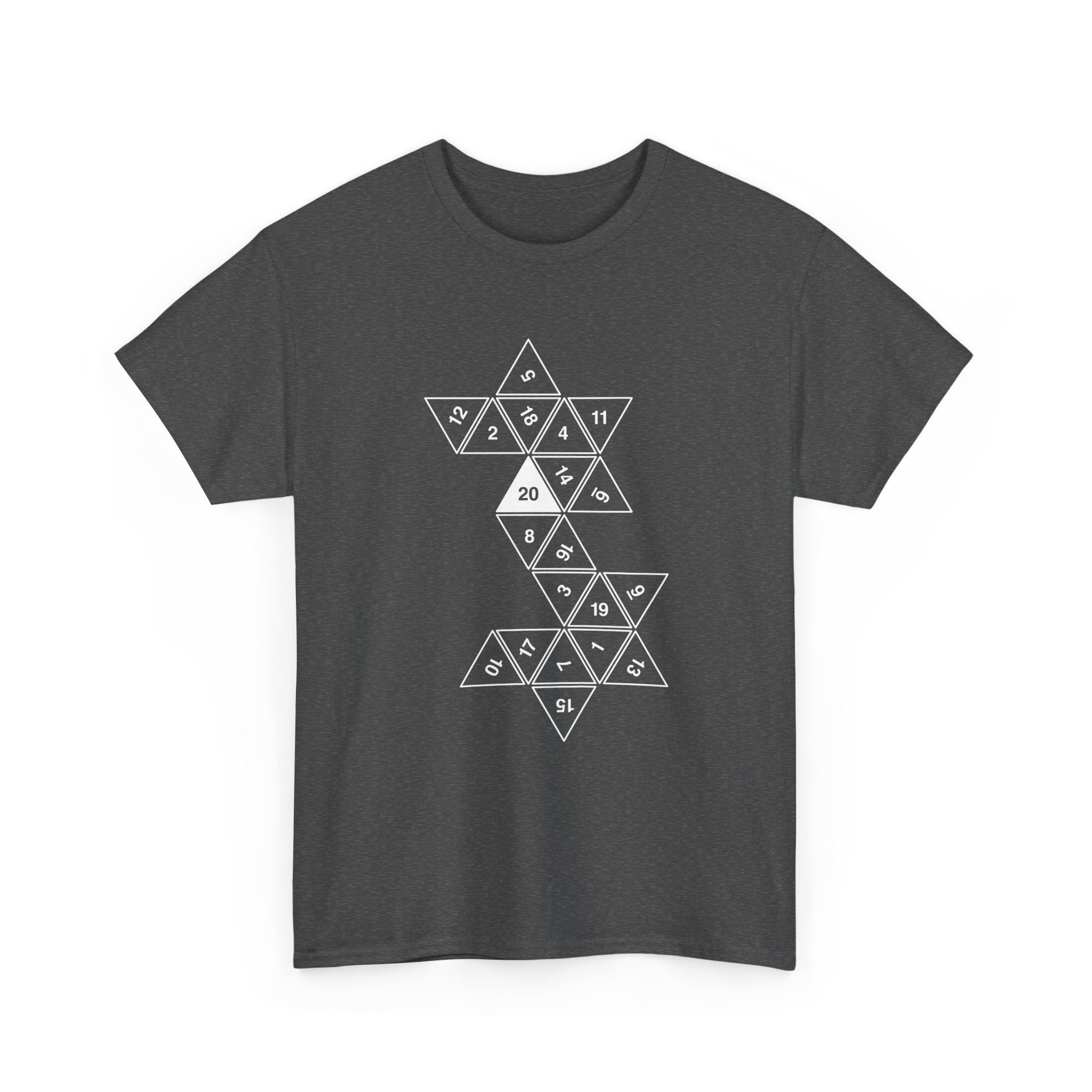 20 Sided Roll Playing Die -  Unisex Crewneck T-Shirt