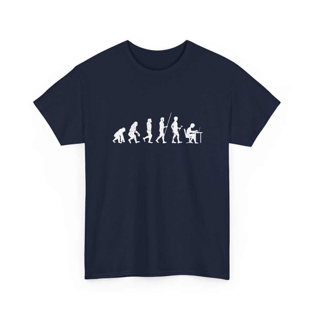 The Evolution To Coders - Regular Unisex Crewneck T-Shirt