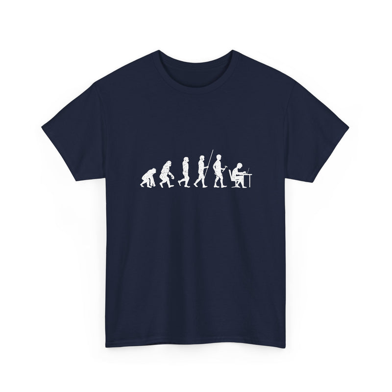 Evolution of Man T-Shirt, Humorous Science Tee, Geek T-Shirt, Nerd Shirt, Funny Evolution Graphic, Casual Wear Gift, Unique Art Apparel