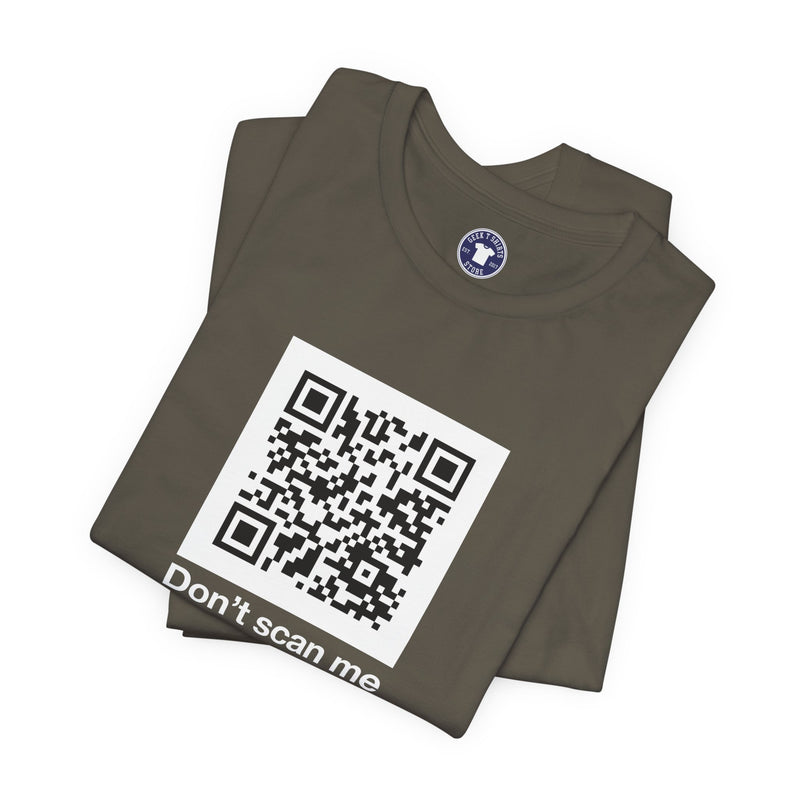 Qr Code Prank - Rick Astley - Dont Scan Me - Premium Unisex Crewneck T-Shirt