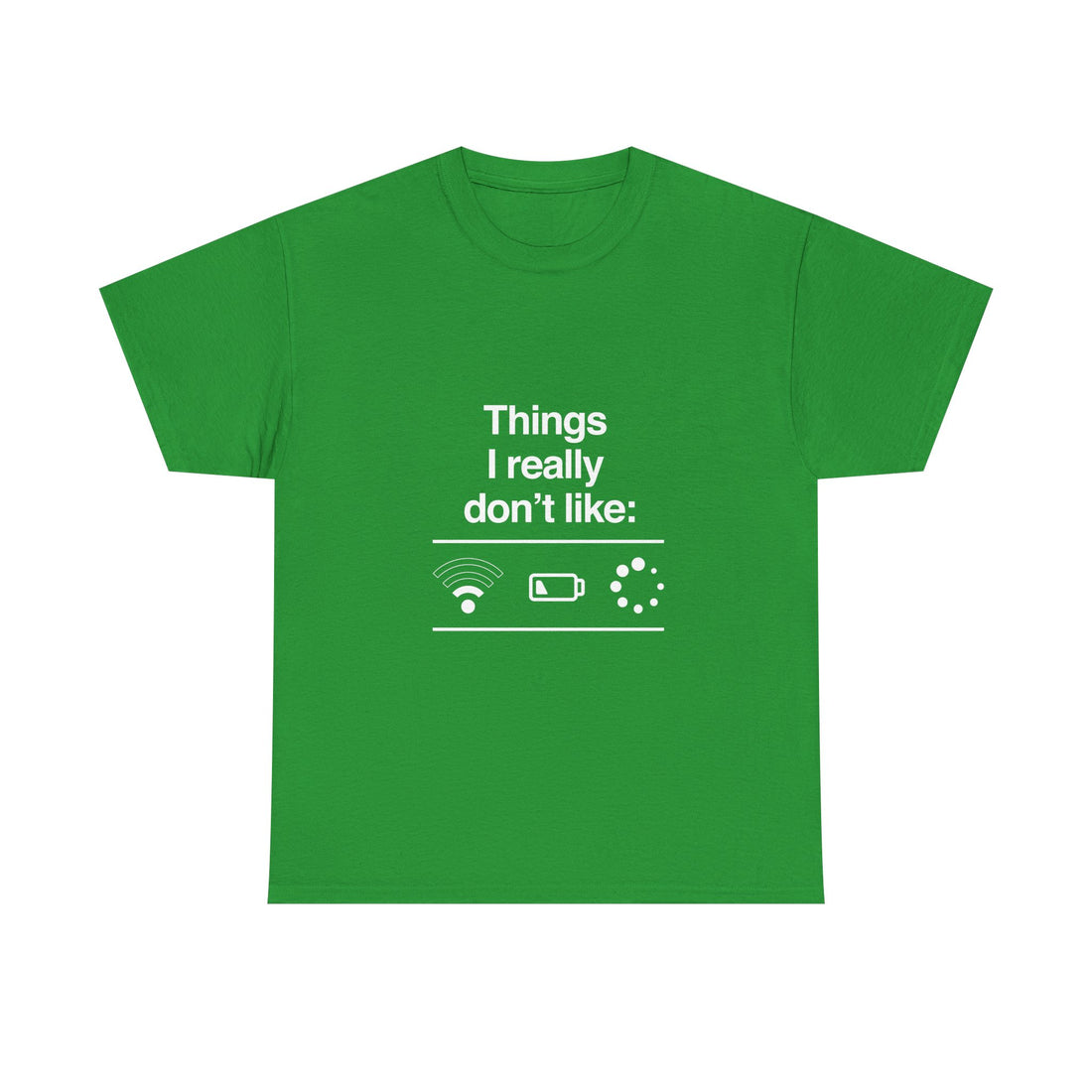 Funny Geek T-Shirt, Nerd Shirt, Tech Humor Tee, WiFi Battery Loading Joke Top, Geek Gift Present, Internet Meme Shirt, Sarcastic Humor Tee