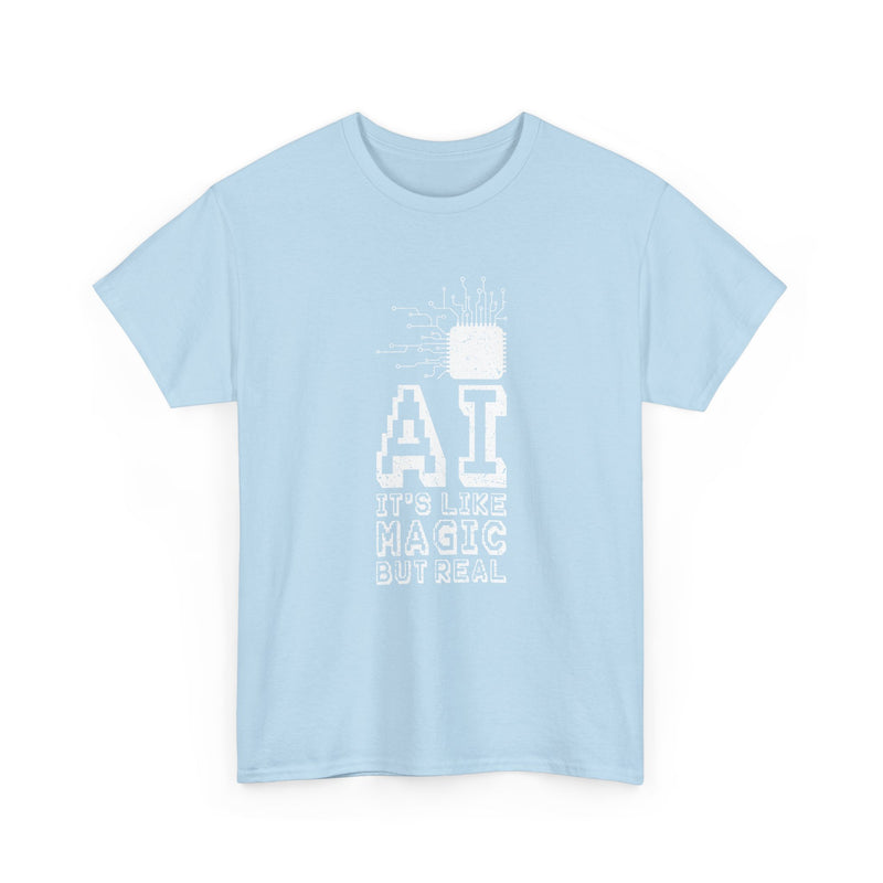 AI Like Magic But Real -  Unisex Regular Crewneck T-Shirt