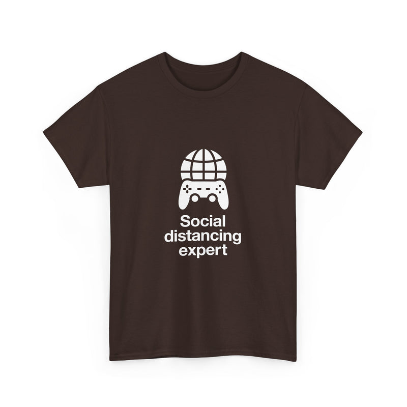 Social Distancing Expert T-Shirt, Gamer Tee, Video Game Controller Shirt, Geek T-Shirt, Nerd Shirt, Social Gamer Gift, Online Gaming Apparel