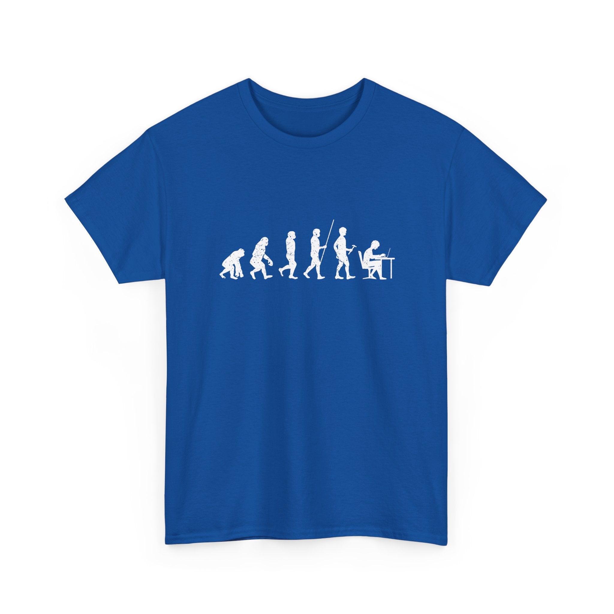 The Evolution To Coders - Regular Unisex Crewneck T-Shirt