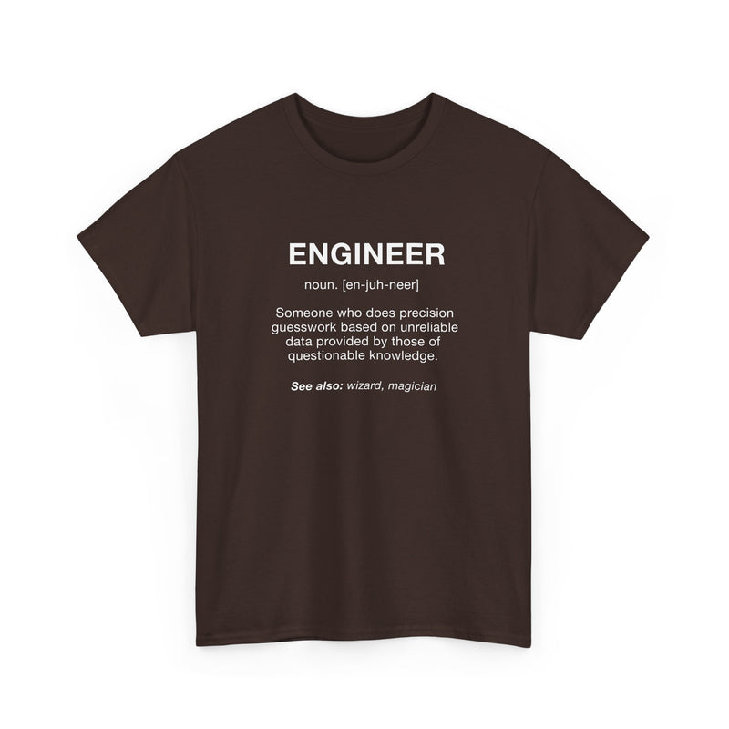 Engineer Noun - Engineering Shirt - Regular Unisex Crewneck T-Shirt