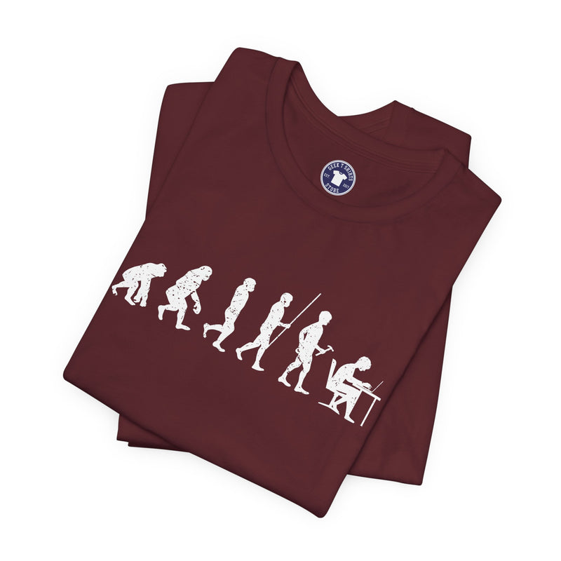 The Evolution To Coders - Premium Unisex Crewneck T-Shirt